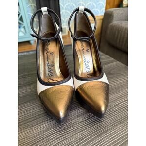 Lanvin 2013 Ete Platform Pumps with Removable Ankle Straps 5” Heels Sz. 38.5